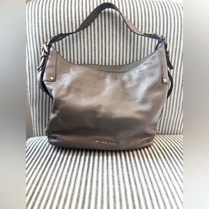 Taupe Michael Korea Leather Tote
